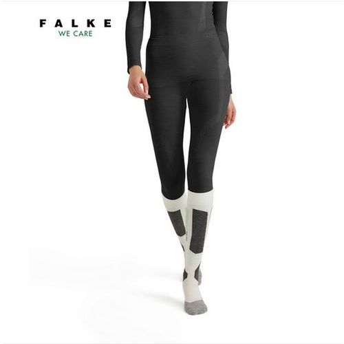 Falke ženske tajice Wool-Tech, crna slika 1