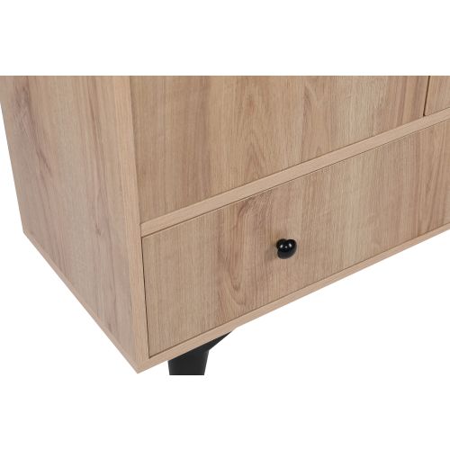 Bern OakBlack Multi Purpose Cabinet slika 6