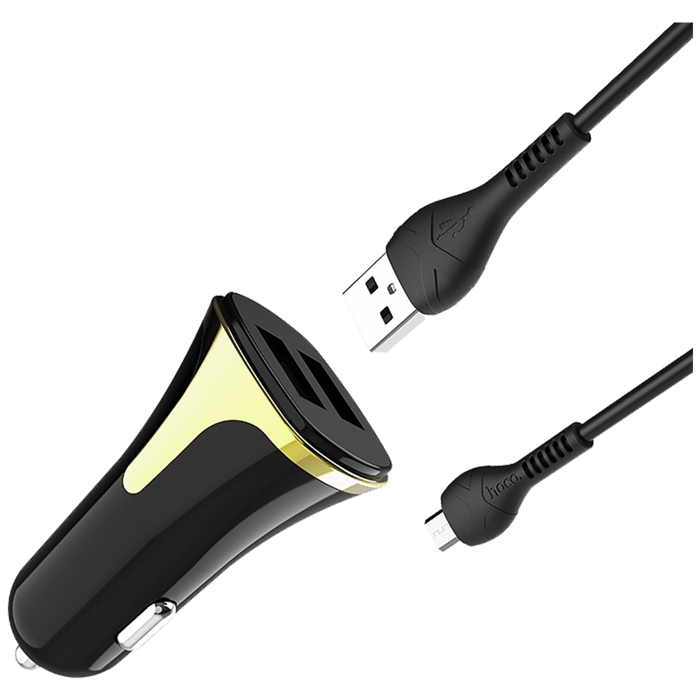 hoco. Auto punjač Z31 Universe double port, microUSB slika 4