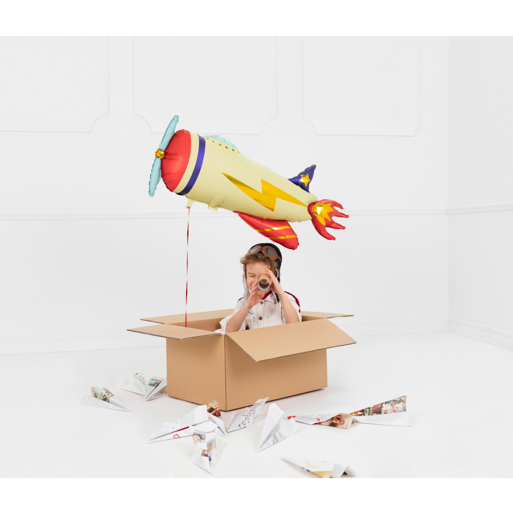 FB108 Folijski balon Avion 91x39cm slika 2