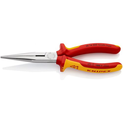 Knipex 26 16 200 Špicasta klešta sa sa bočnim sečenjem izolovana, VDE, hromirane 200 mm slika 1