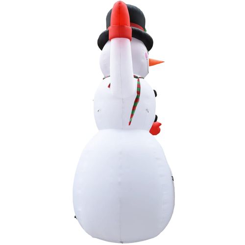 Božićni snjegović na napuhavanje LED IP44 600 cm XXL slika 39