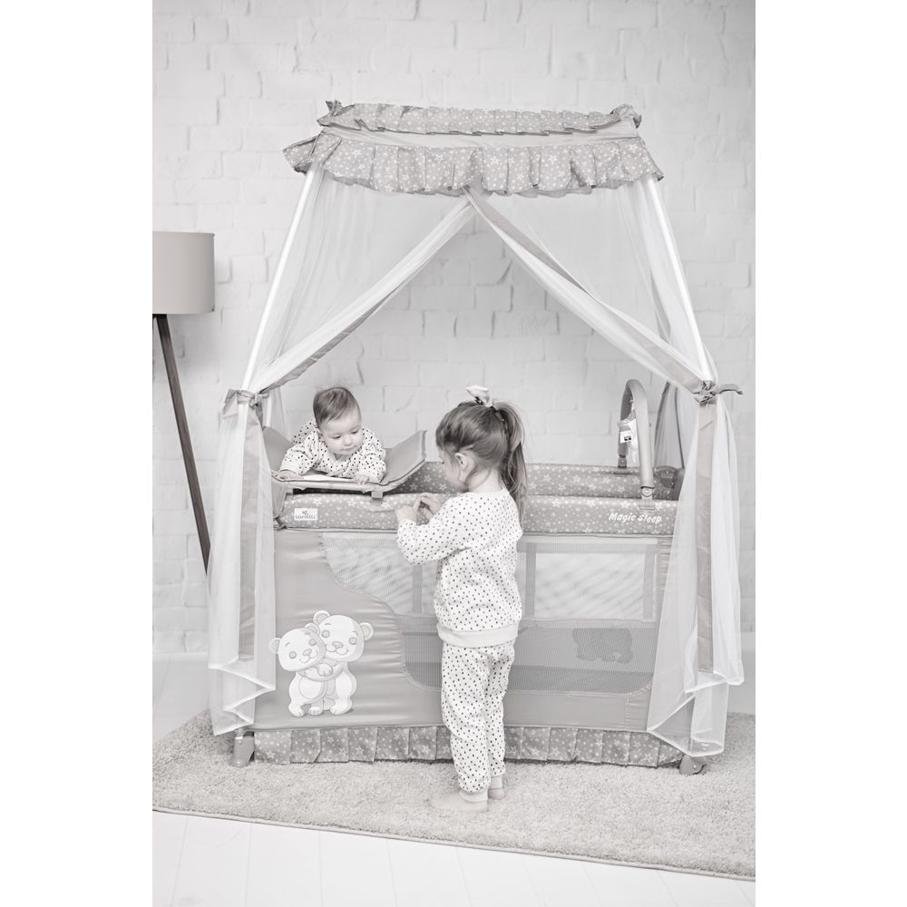 Lorelli Vikend krevetac Magic Sleep, Cool Grey Hippo slika 8