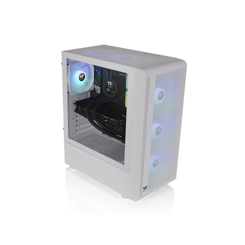 Thermaltake S200 TG ARGB Snow Mid tower slika 4
