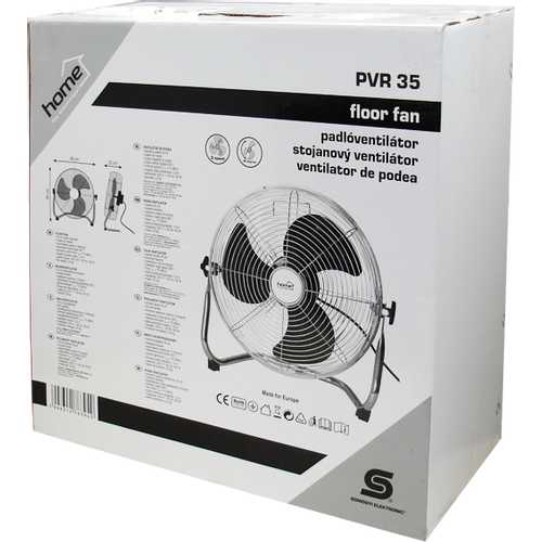 home Ventilator podni, promjer 35cm, 60W, Inox - PVR 35 slika 2