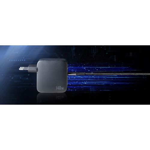 Intenso 140W GaN punjač s 3xUSB-C i 1xUSB-A priključcima te uključenim 2M 200W USB-C kabelom slika 7