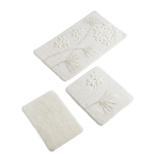 Orkide - Ecru Ecru Bathmat Set (3 Pieces) slika 3