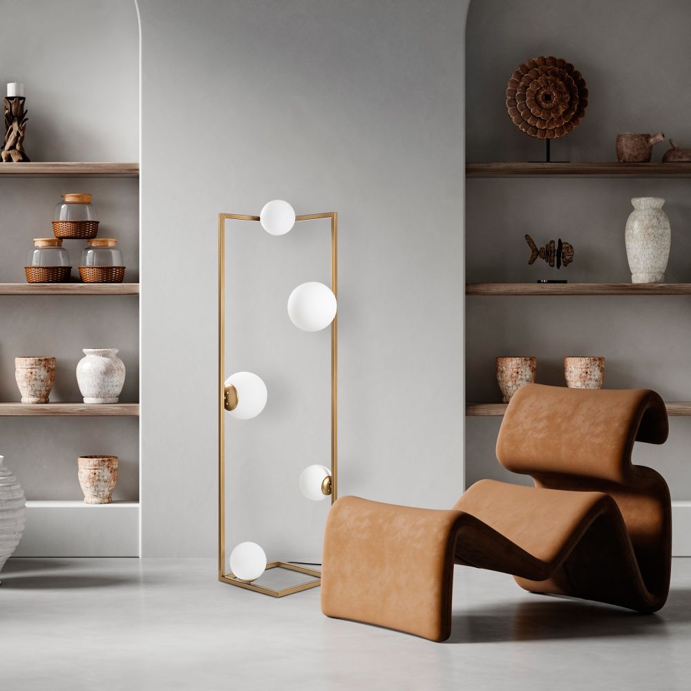 Krevetna Lampa Corner 13776 - Zlatna slika 2
