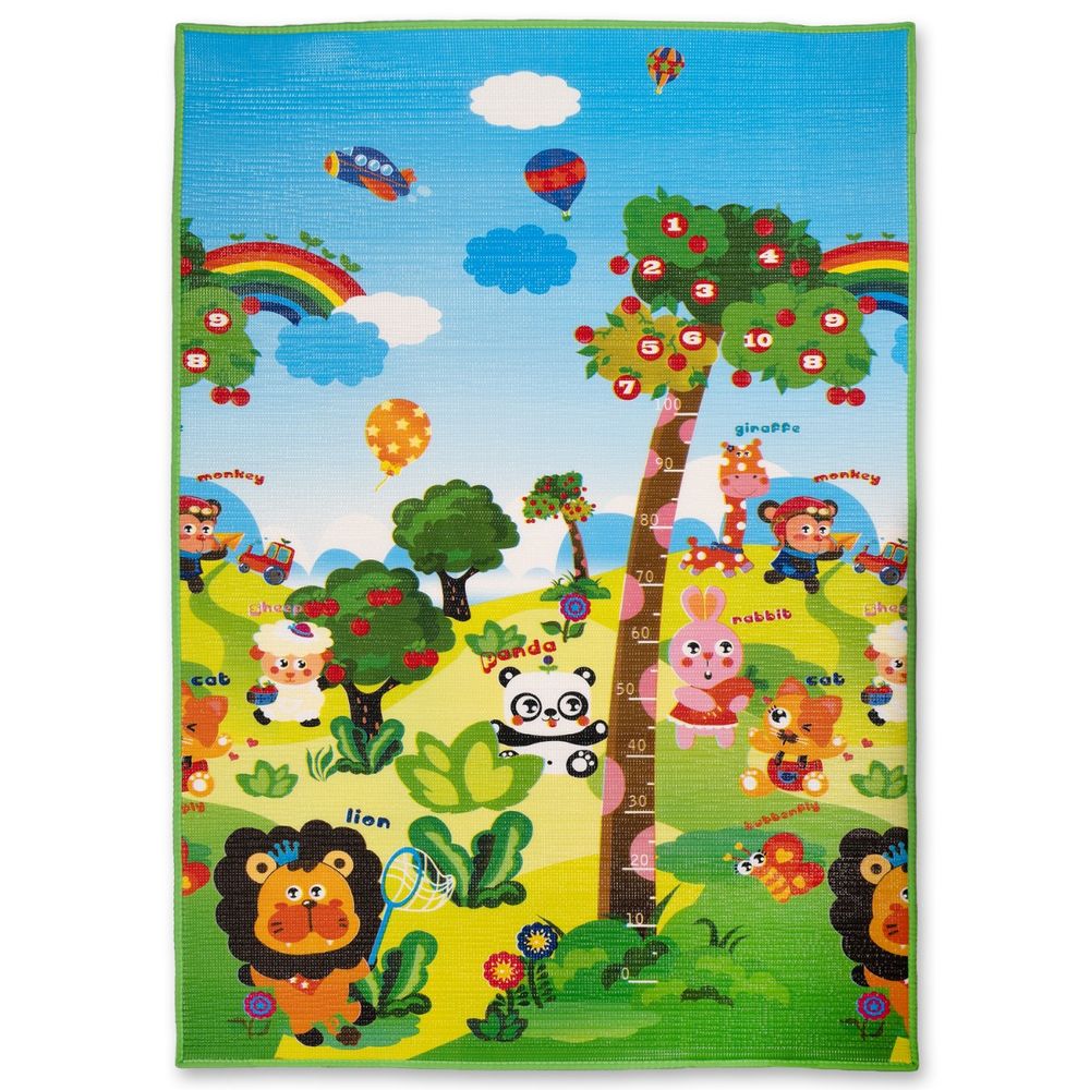 Bertonne edukativna podloga XXL, dvostrana 120x180 cm - Životinje/Brojevi slika 3