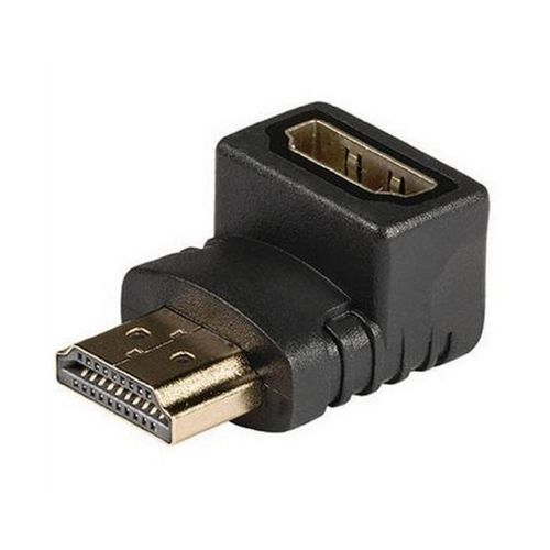 E-GREEN Adapter HDMI (M) - HDMI (F) pod uglom crni slika 1