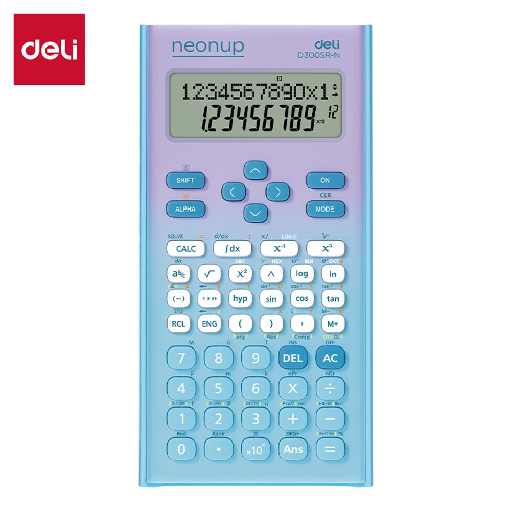 KALKULATOR MATEMATIČKI ED300SR-N neonup ljubičasti slika 1