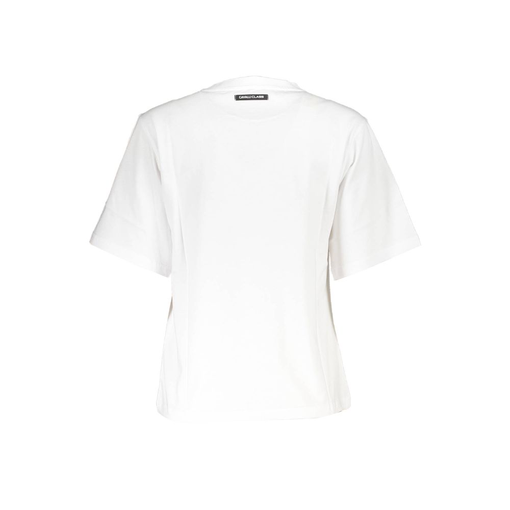 CAVALLI CLASS SHORT SLEEVE T-SHIRT WOMEN WHITE slika 2