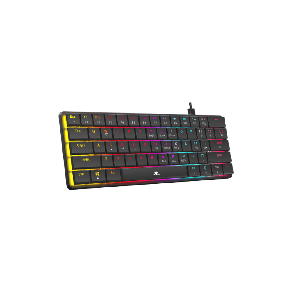 WHITE SHARK Tastatura GK-006121 NAGAMAKI / Crna, mehanička, US-Plavi prekidači slika 3