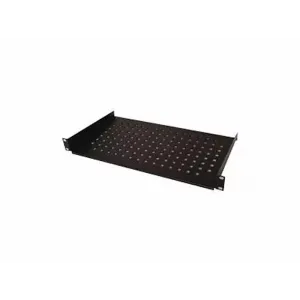 Polica fiksna 600mm rack kačenje na 4 tačke Mirsan 19/1U crna MR.SBR60.01