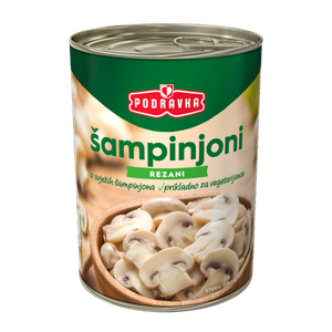 Podravka šampinjoni rezani 400g