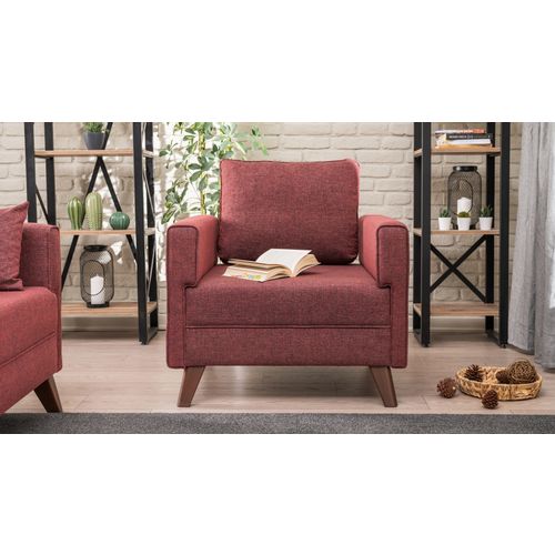 Bella Armchair - Claret Red Claret Red 1-Seat Sofa slika 2