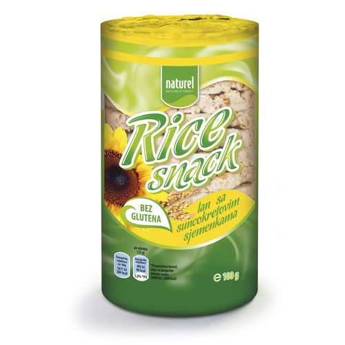 Naturel pirinčane galete sa lanom i suncokretom 100 gr slika 1