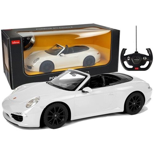 Licencirani auto na daljinsko upravljanje Porsche 911 Carrera S Rastar 1:12 - bijeli slika 1