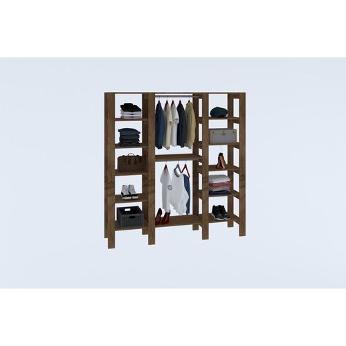 City - Walnut Walnut Wardrobe slika 2