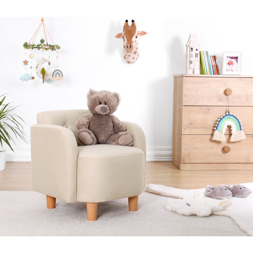 Volie - Kremasti Dječiji Wing Chair slika 2