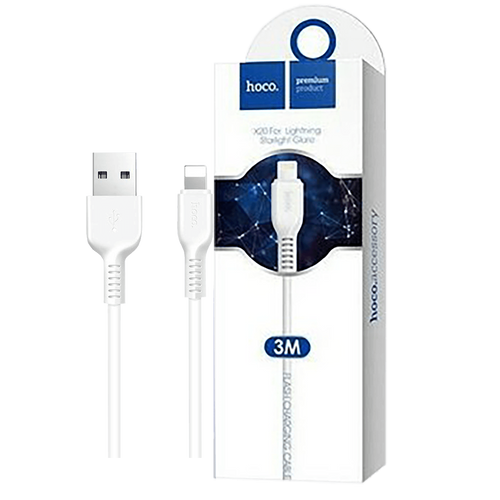 hoco. USB kabel za iPhone , Lightning kabel, dužina 3 met. - X20 Flash Lightning 3m slika 1