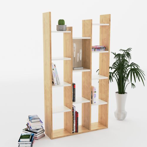 Lagomood Vito - Oak, White Oak
White Bookshelf slika 2