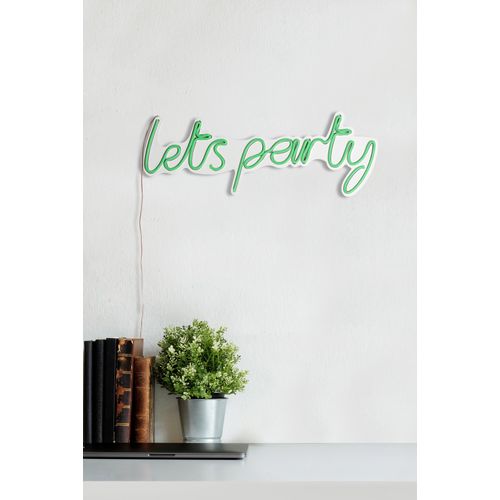 Wallity Ukrasna plastična LED rasvjeta, Lets Party - Green slika 4