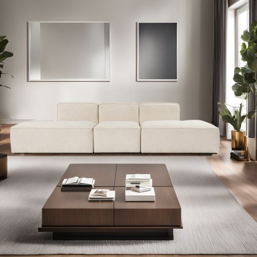 Atelier Del Sofa Kutna garnitura, More M(M4-M1-M3) - Cream slika 1