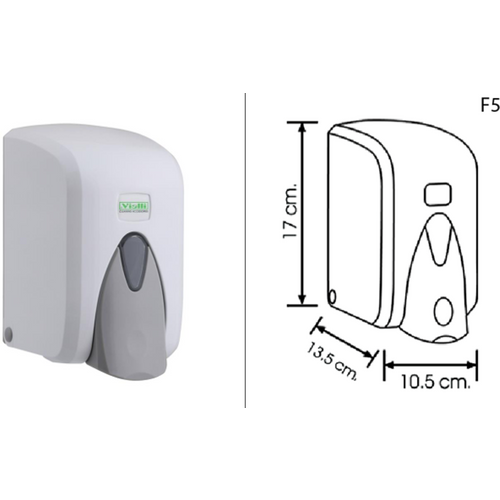 Dispenzer za sapun u peni VIALLI F5B crni 500ml slika 3