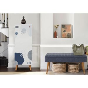 Vegas White - 950 - 1048 White
Dark Blue Hallway Furniture Set