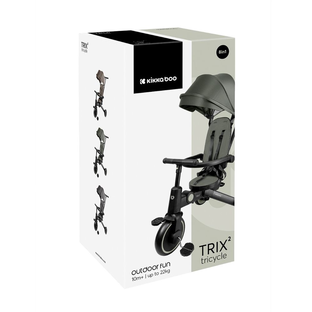 Kikka Boo tricikl 8u1 Trix 2 - Mint slika 18