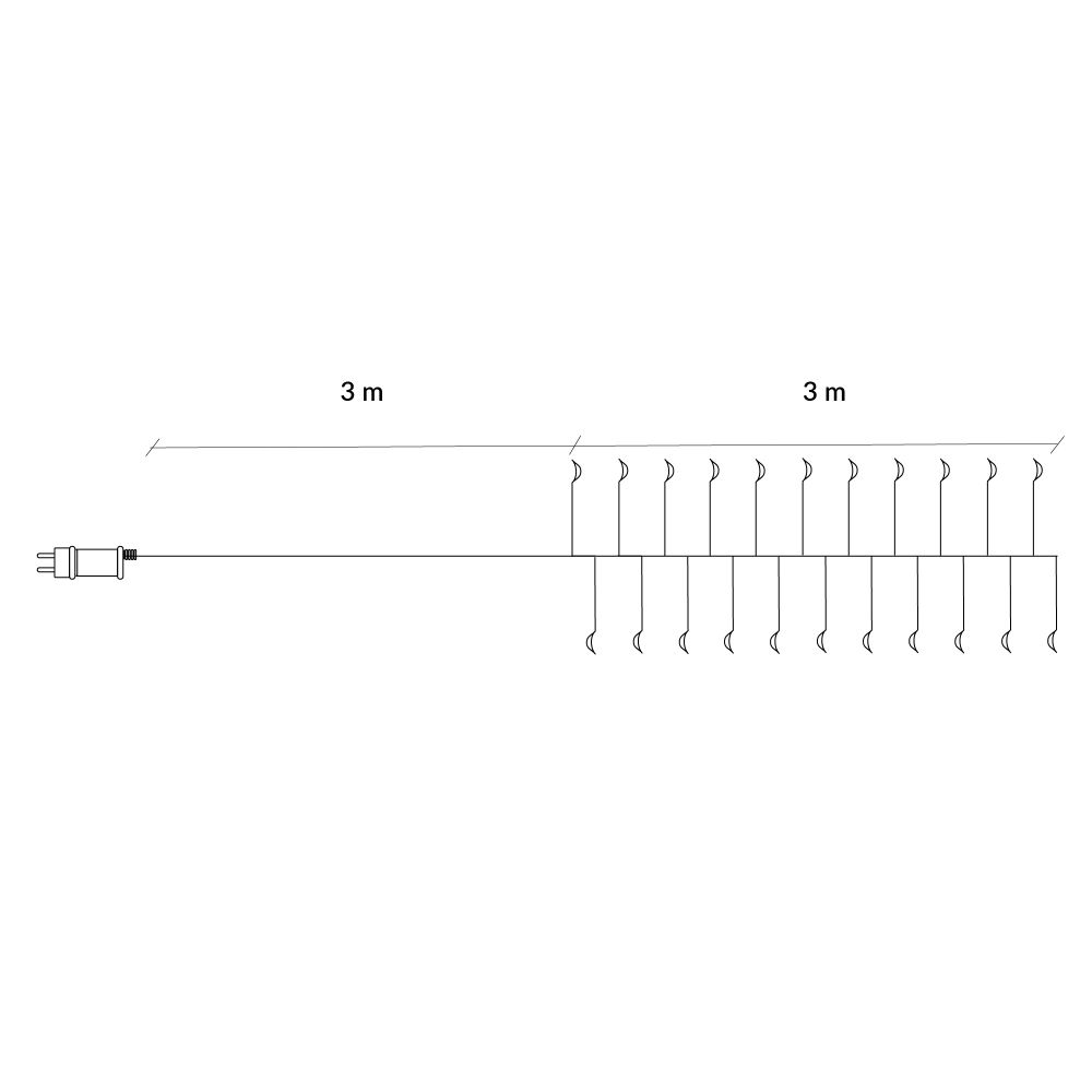 CL0086 DEKORATIVNA RASVJETA 300 LED slika 8