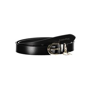 CALVIN KLEIN BLACK WOMEN'S LEATHER BELT