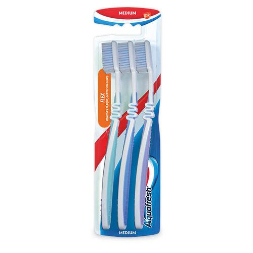 Aquafresh četkica za zube Flex Trio Pack (1+1+1) slika 1