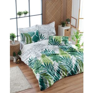 L'essential Maison Nui - Green White
Green Ranforce Double Duvet Cover Set