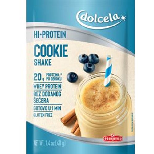 Dolcela Hi Protein Cookie Shake 40g KRATAK ROK slika 1