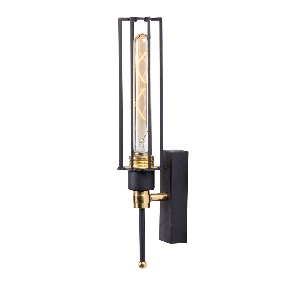 Zidna lampa Fellini - MR - 876 u crno-zlatnoj boji slika 3