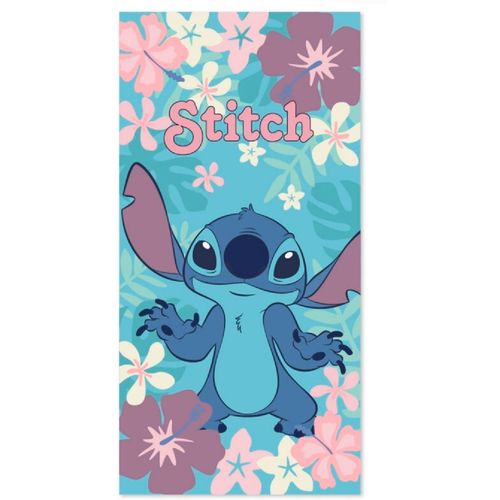 Disney Stitch Flowers cotton beach towel slika 1