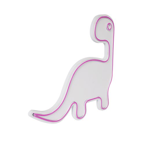 Wallity Ukrasna plastična LED rasvjeta, Dino the Dinosaur - Pink slika 4