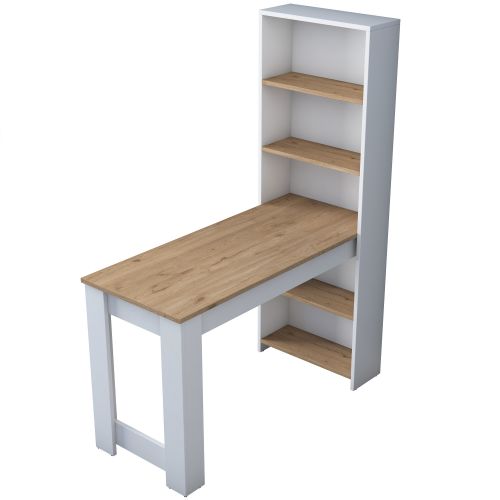 HA106 - 2493 WhiteWalnut Study Desk slika 5