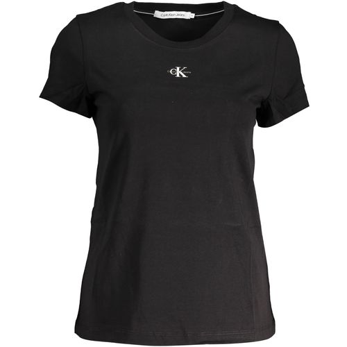 CALVIN KLEIN BLACK WOMEN'S SHORT SLEEVE T-SHIRT slika 1