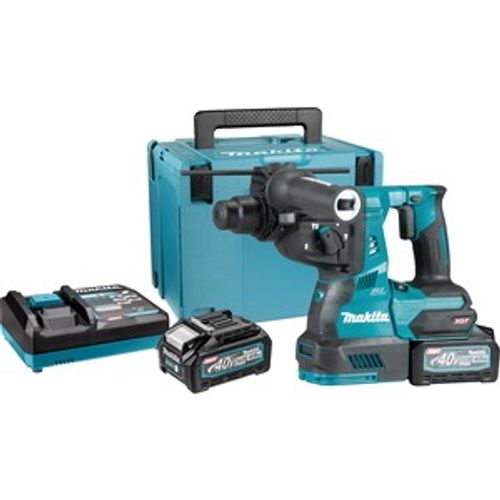 MAKITA Aku Bušač Čekić HR003GM201 (40Vmax, Li-ion, 2x4Ah, Plus) slika 1