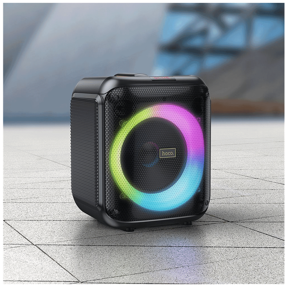 hoco. Zvučnik bežični sa mikrofonom, Bluetooth, RGB LED, 45W - HA1 Graceful slika 6