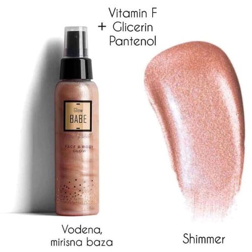 La PIEL Glow BABE pink hidratantna, mirisna, sjajna vodica slika 5