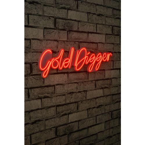 Wallity Ukrasna plastična LED rasvjeta, Gold Digger - Red slika 1