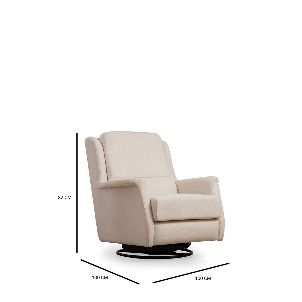 Costor White - Bijela Wing Chair slika 6