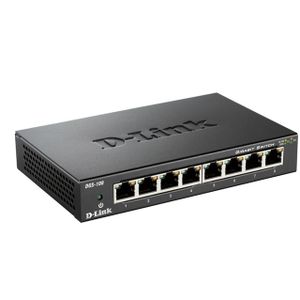 D-Link switch neupravljivi, DGS-108/E (metalno kućište)