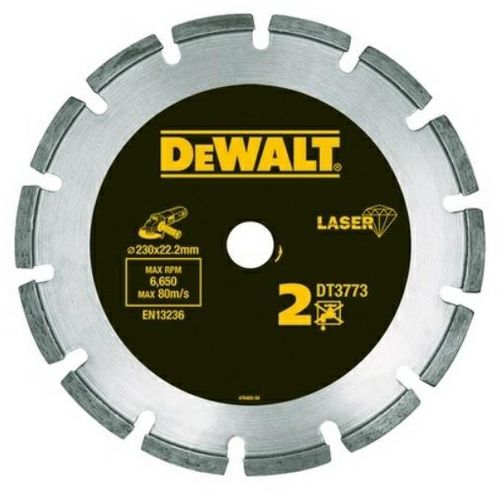 DeWalt dijamantna rezna ploča 230x2,4x22,2mm segmentirana slika 1