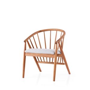 Ava - 4501 Oak Svijetlo Sivi Stolac