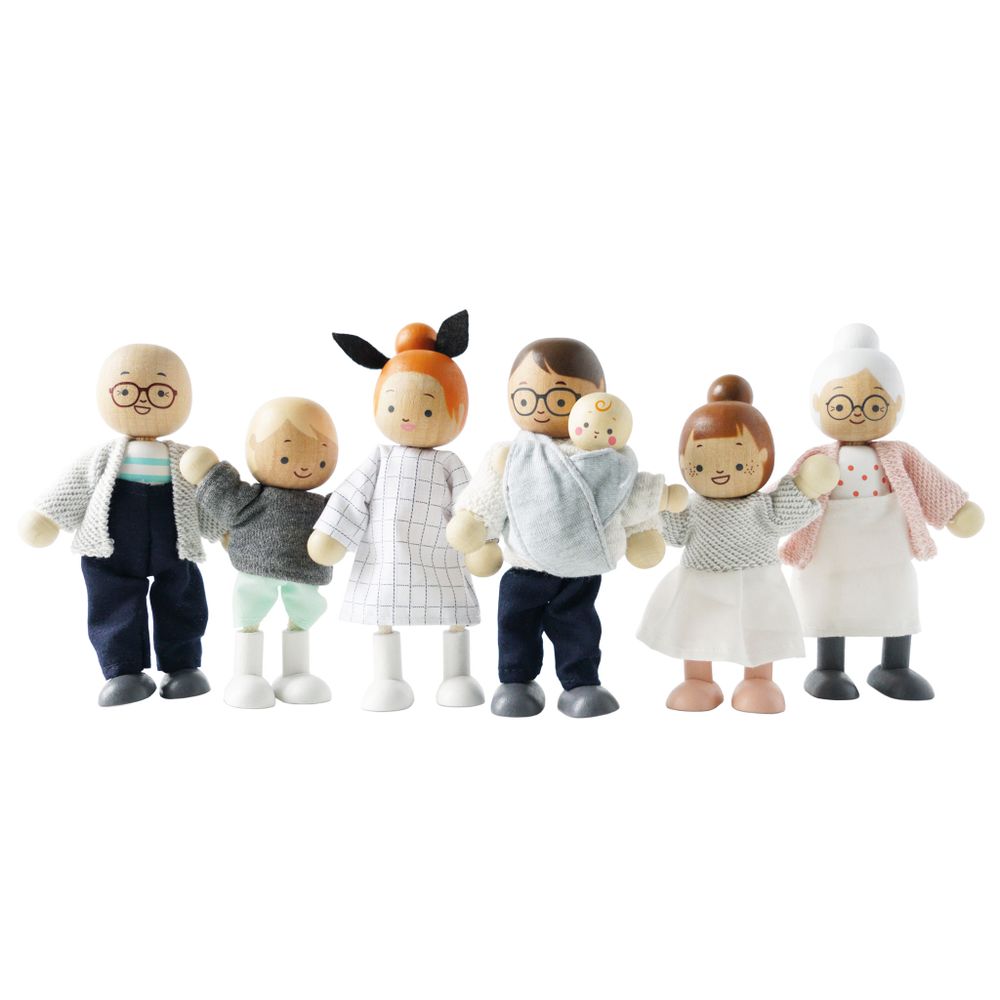 Le Toy Van Set drvenih figurica Moja porodica slika 2